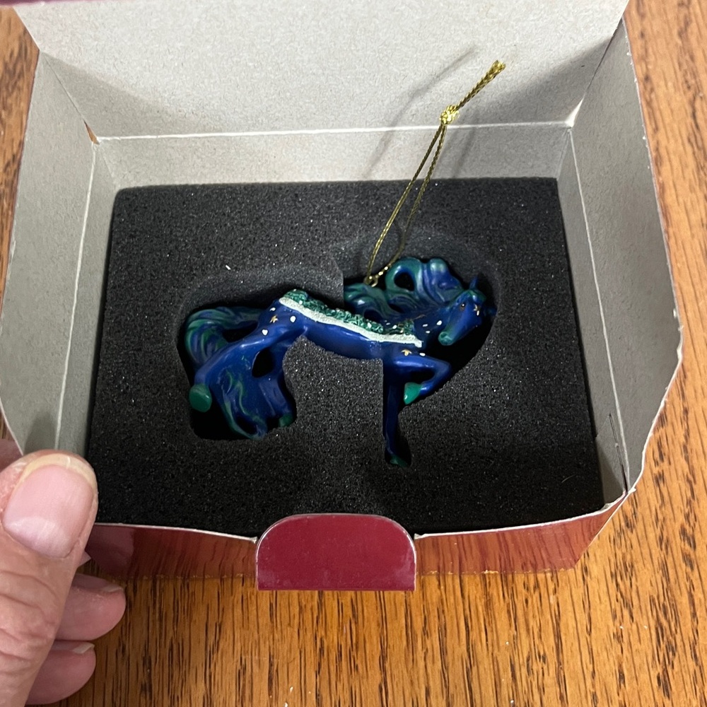 Trail of Painted Ponies White Christmas Christmas Ornament - 2018 horse - Picture 8 of 8